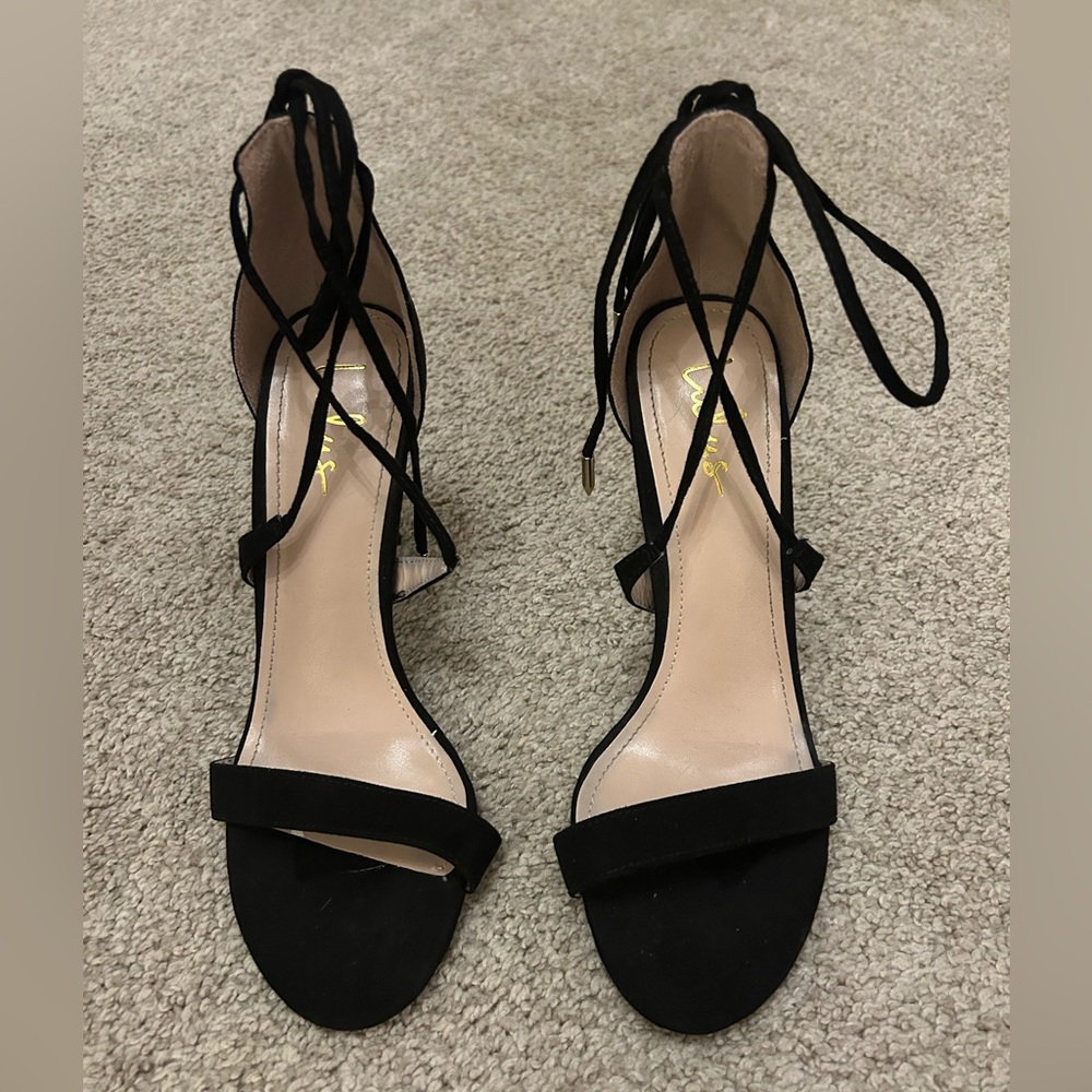 Lulu’s lace up heels